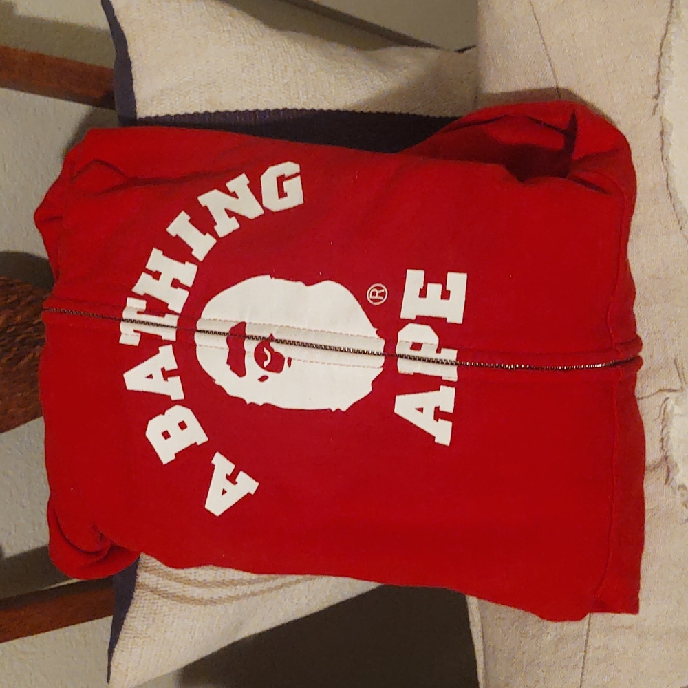 Authentic FULL ZIP UP BATHING APE HOODIE (BAPE)